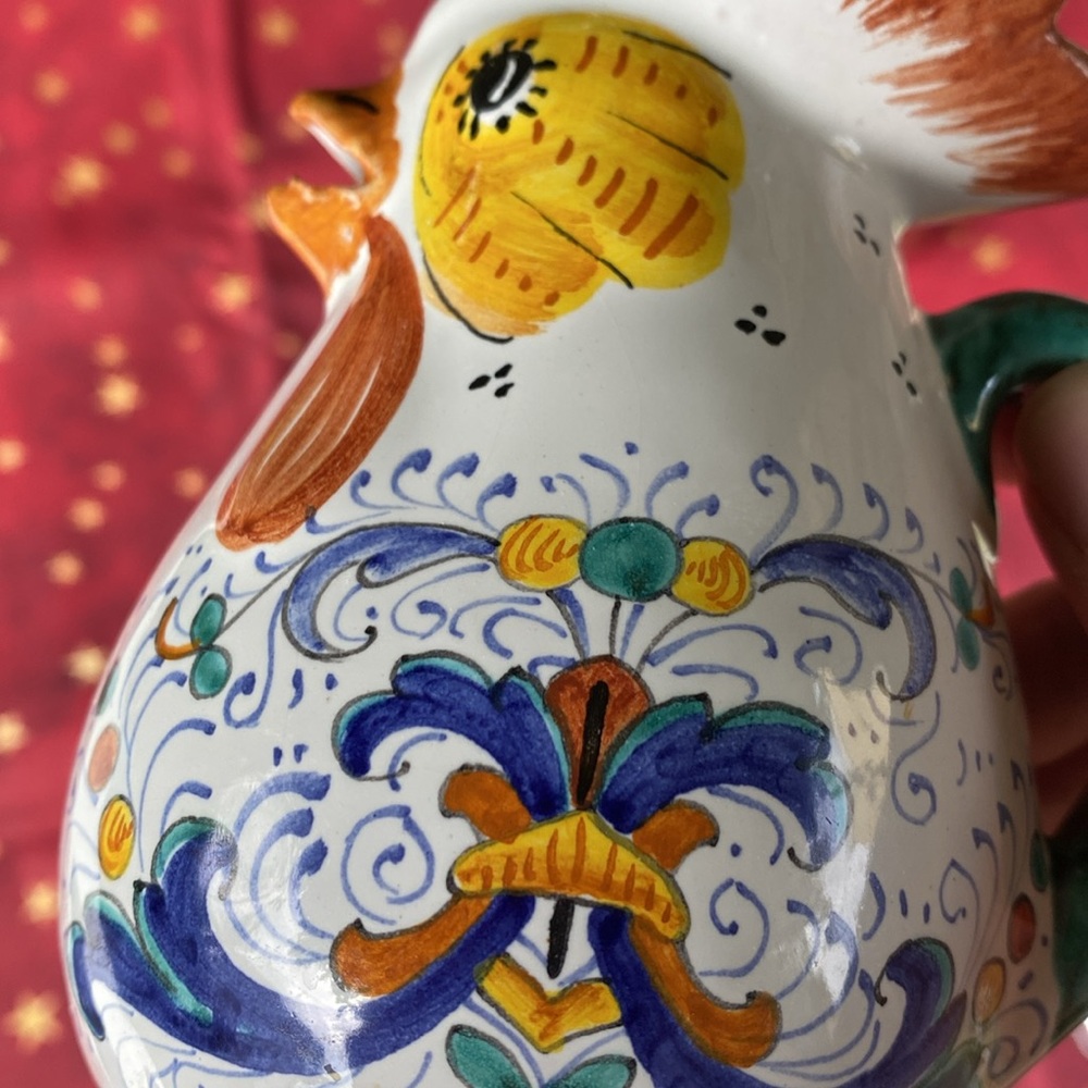 Cama Deruta Italy Vintage handmade tiny pitcher / vase - Picture 14 of 15